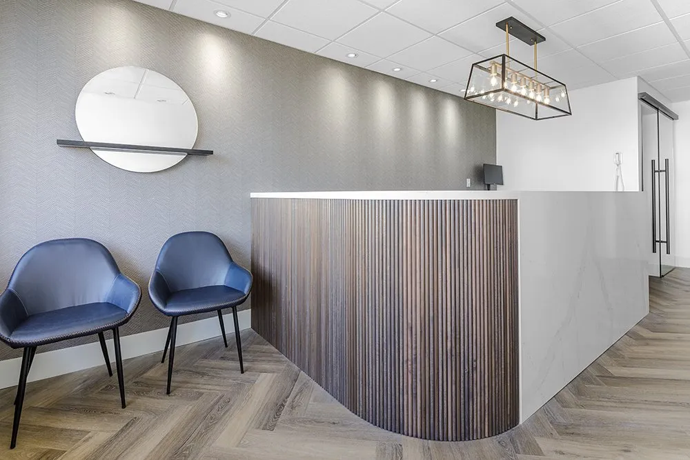 Dr. Kang Oral Surgery Office Reception Desk